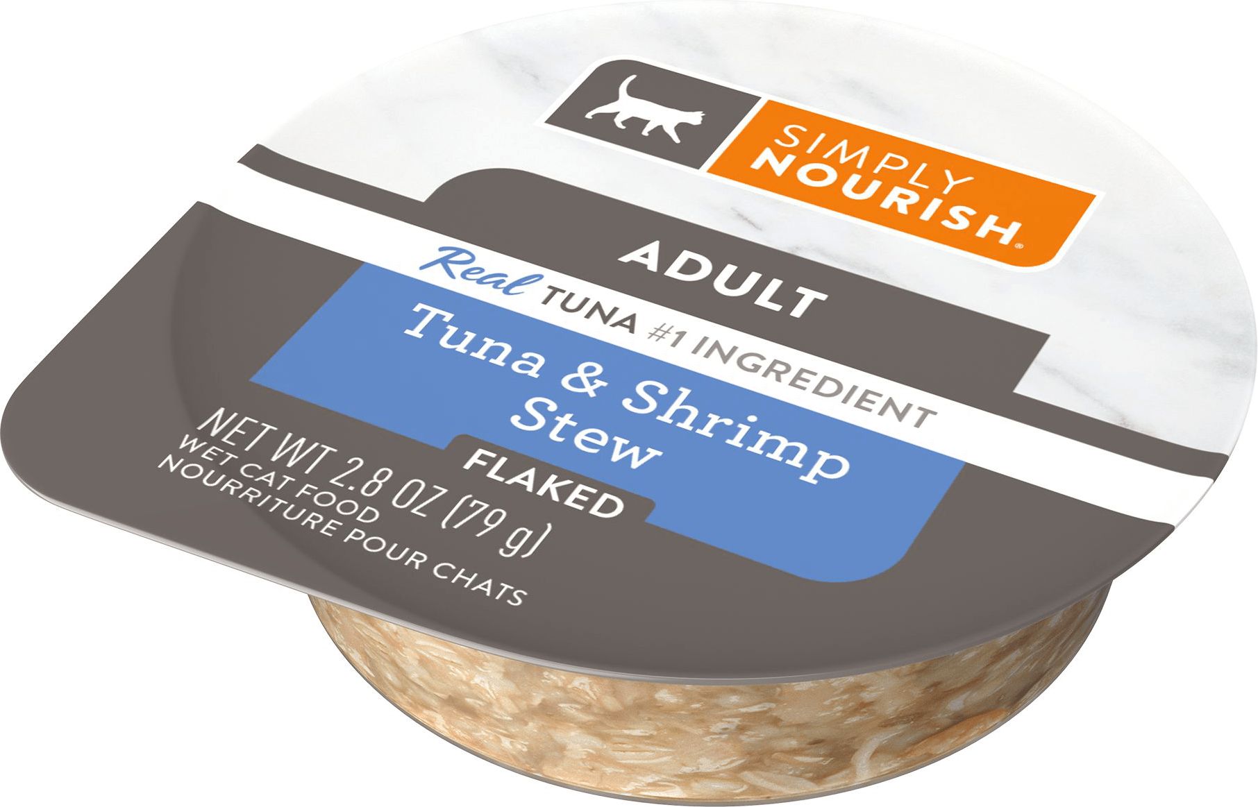 Simply Nourish Flaked Adult Wet Cat Food Natural, With Grain